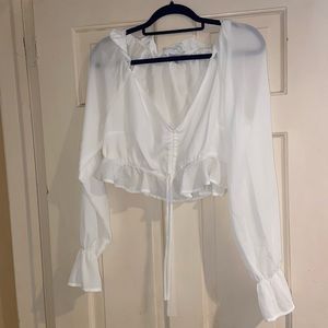 White crop top!